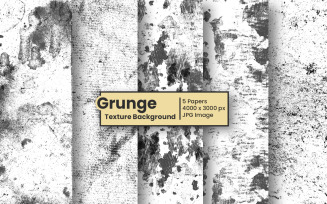Grunge dirty overlay texture set and Grunge distressed background