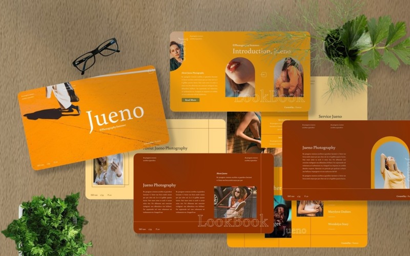 Jueno - Photography Googleslide Template Google Slide