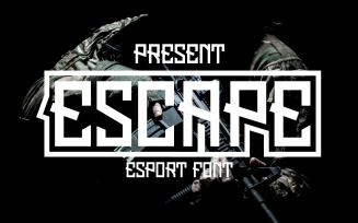 Escape - Esports Style Fonts
