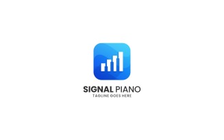 Signal Piano Gradient Logo