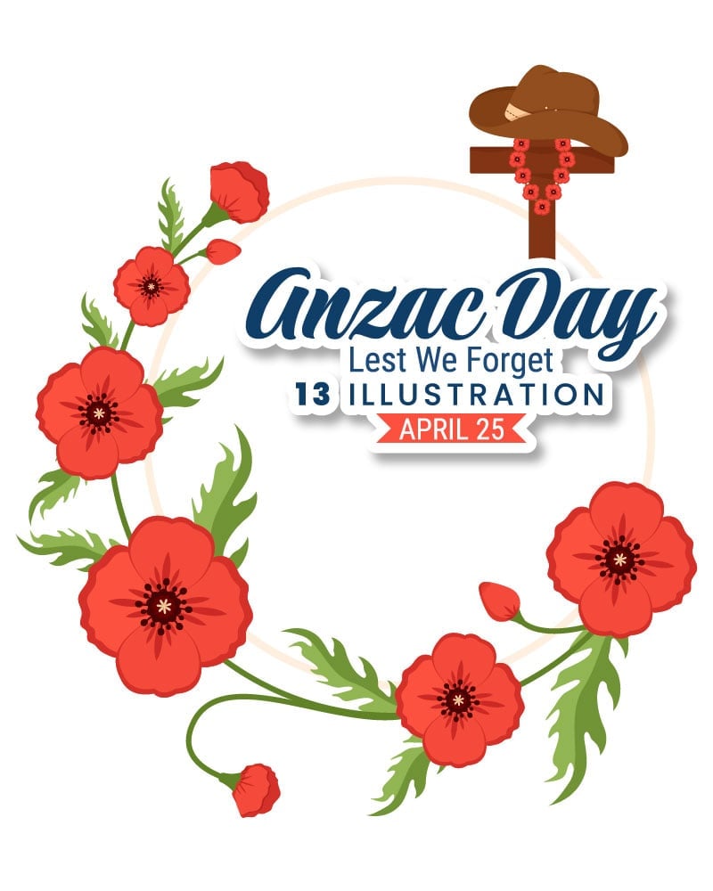 Kit Graphique #313564 Anzac Jour Divers Modles Web - Logo template Preview