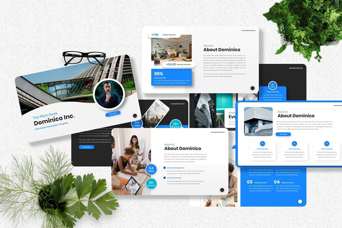 Kit Graphique #313578 Agence Business Divers Modles Web - Logo template Preview