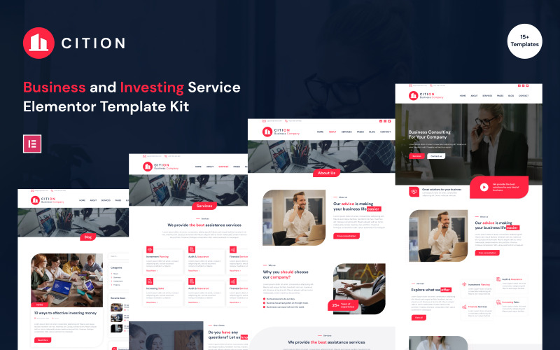 CITION - Multipurpose Business Elementor Template Kit Elementor Kit