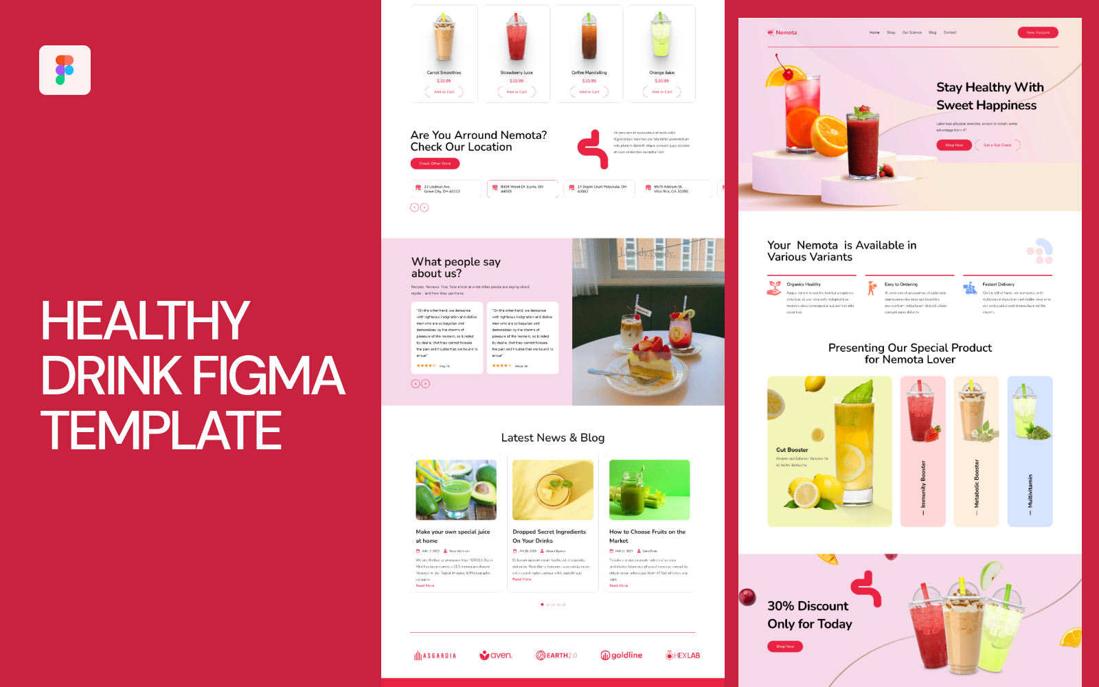 Template #313644 Drinks Healthy Webdesign Template - Logo template Preview