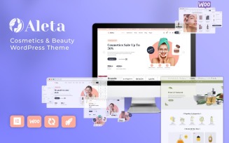 Aleta - Beauty and Cosmetics Shop WooCommerce Theme
