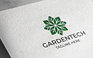 Garden Tech Logo Template