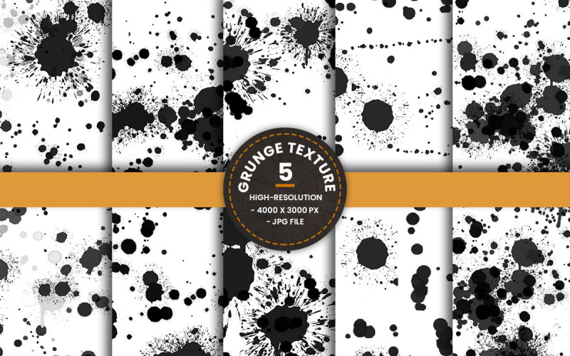 Grunge distressed texture and splatter texture background Background