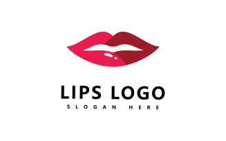 Lips logo beauty , sexy lips vector illustration V6