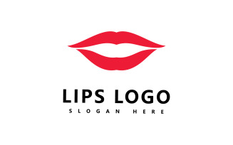 Lips logo beauty , sexy lips vector illustration V8
