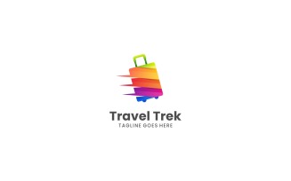 Travel Trek Gradient Logo