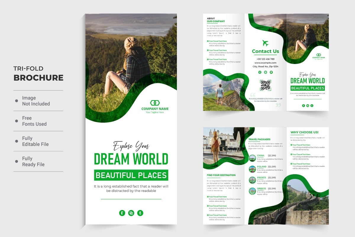 Template #313717 Group Brochure Webdesign Template - Logo template Preview