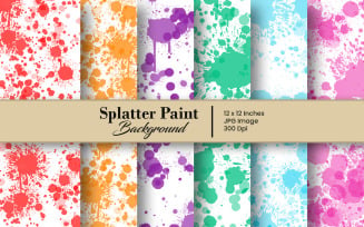 Abstract paint splatter texture background
