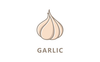 Garlic logo icon vector illustration V12