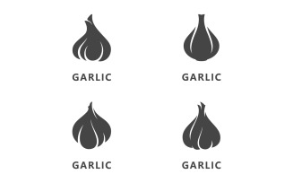 Garlic logo icon vector illustration V14