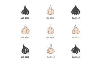 Garlic logo icon vector illustration V15