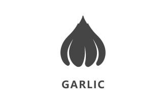 Garlic logo icon vector illustration V1