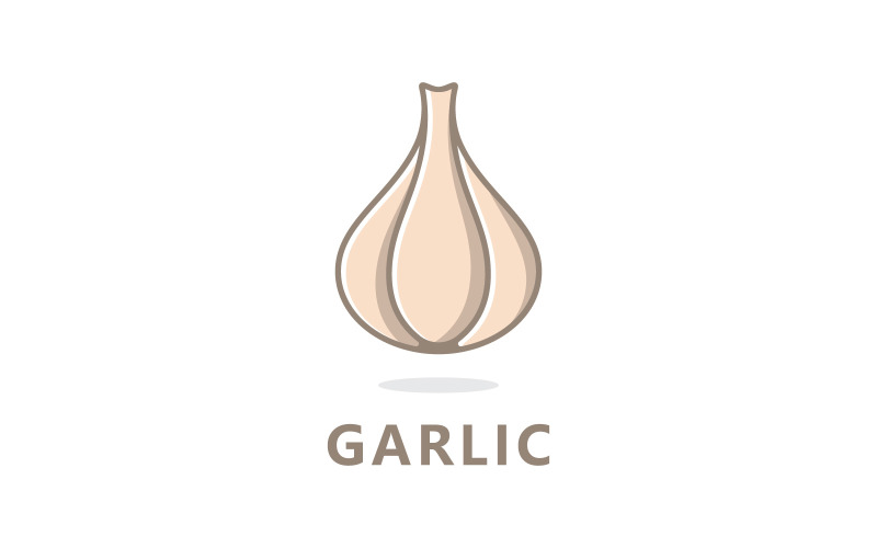 Garlic logo icon vector illustration V2 Logo Template