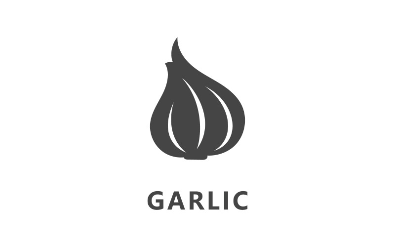 Garlic logo icon vector illustration V4 Logo Template