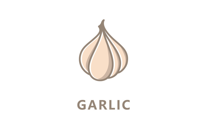 Garlic logo icon vector illustration V5 Logo Template