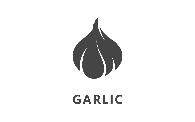Garlic logo icon vector illustration V7 Logo Template