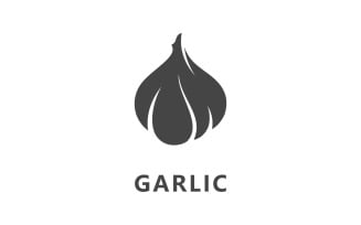 Garlic logo icon vector illustration V7