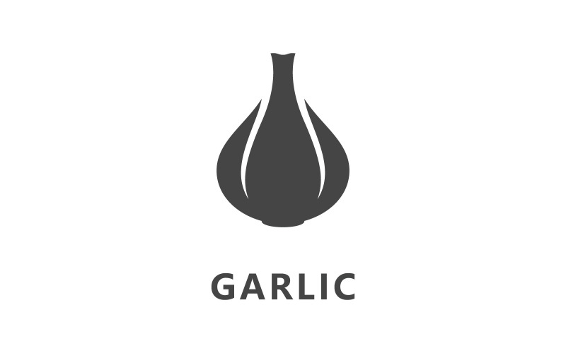 Garlic logo icon vector illustration V9 Logo Template