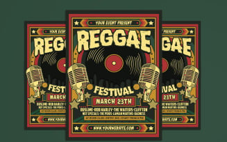Reggae Music Flyer Template
