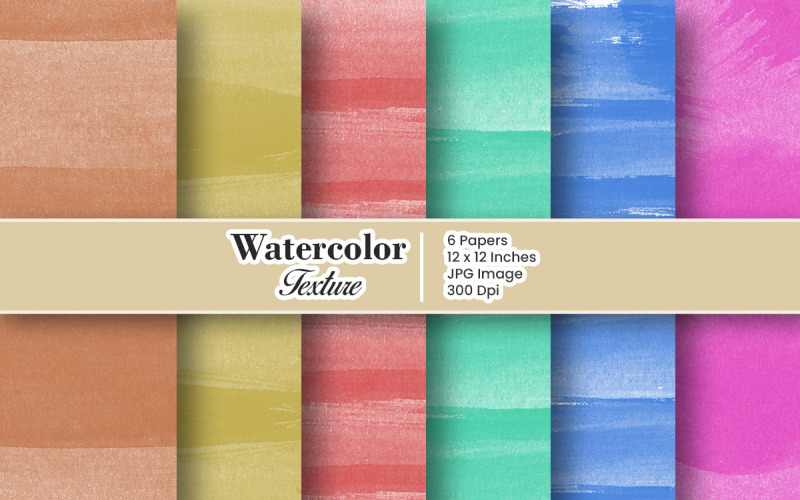 Watercolor digital paper and splashing texture background Background