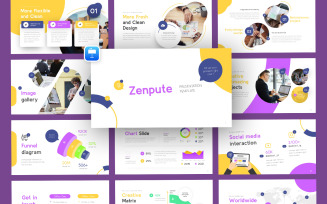 Zenpute Marketing Business Keynote Template