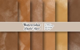 Hand painted watercolor pastel background or Watercolor Paint Digital Paper