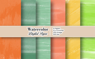 Hand painted watercolor pastel texture background or digital paper