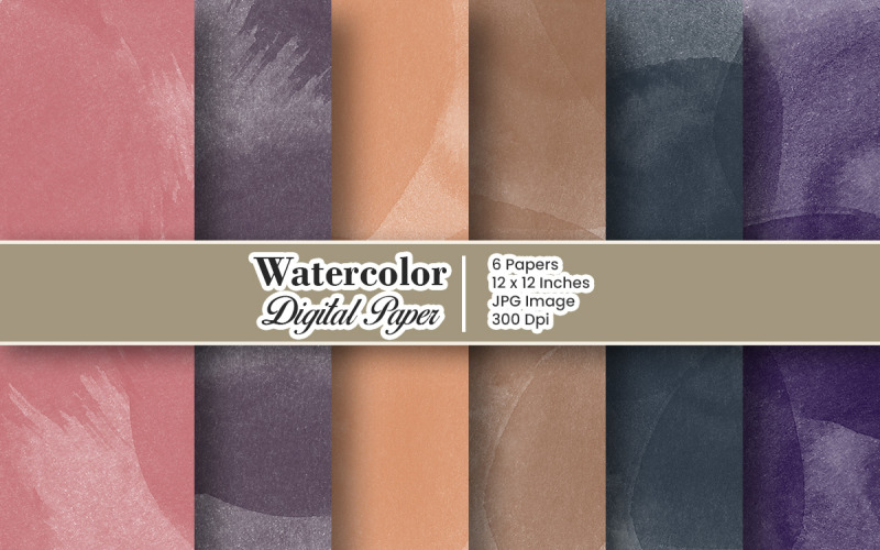 Watercolor digital paper or Paint splatter texture background. colorful splashing background Background