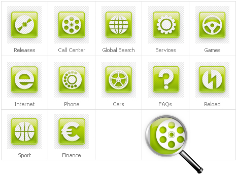 Icon-Sammlung Vorlage für Neutral #31416 - Screenshot