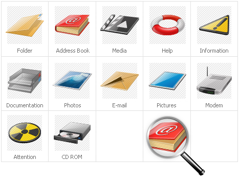Icon-Sammlung Vorlage für Neutral #31424 - Screenshot
