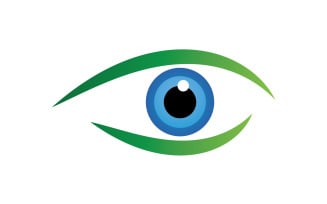 Eye logo health eye design health v1