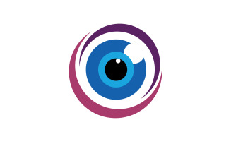 Eye logo health eye design health v7