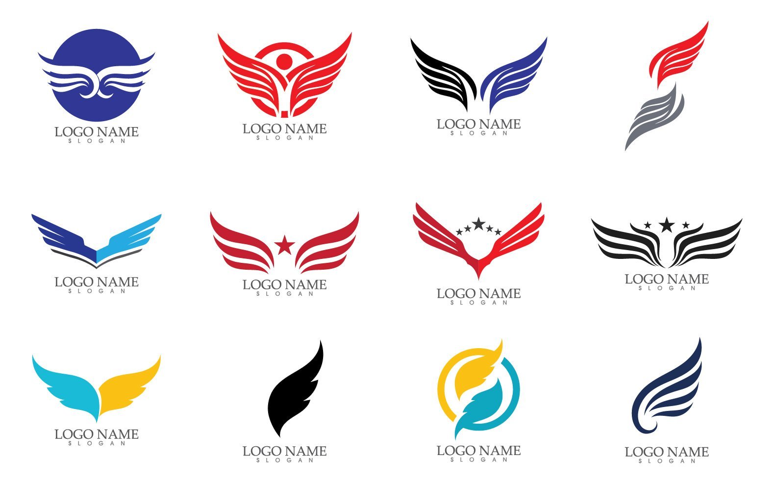 Kit Graphique #314110 Symbol Oiseau Divers Modles Web - Logo template Preview