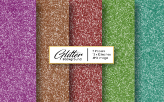 Shiny glitter festive background and Colorful Glitter Digital Paper Background