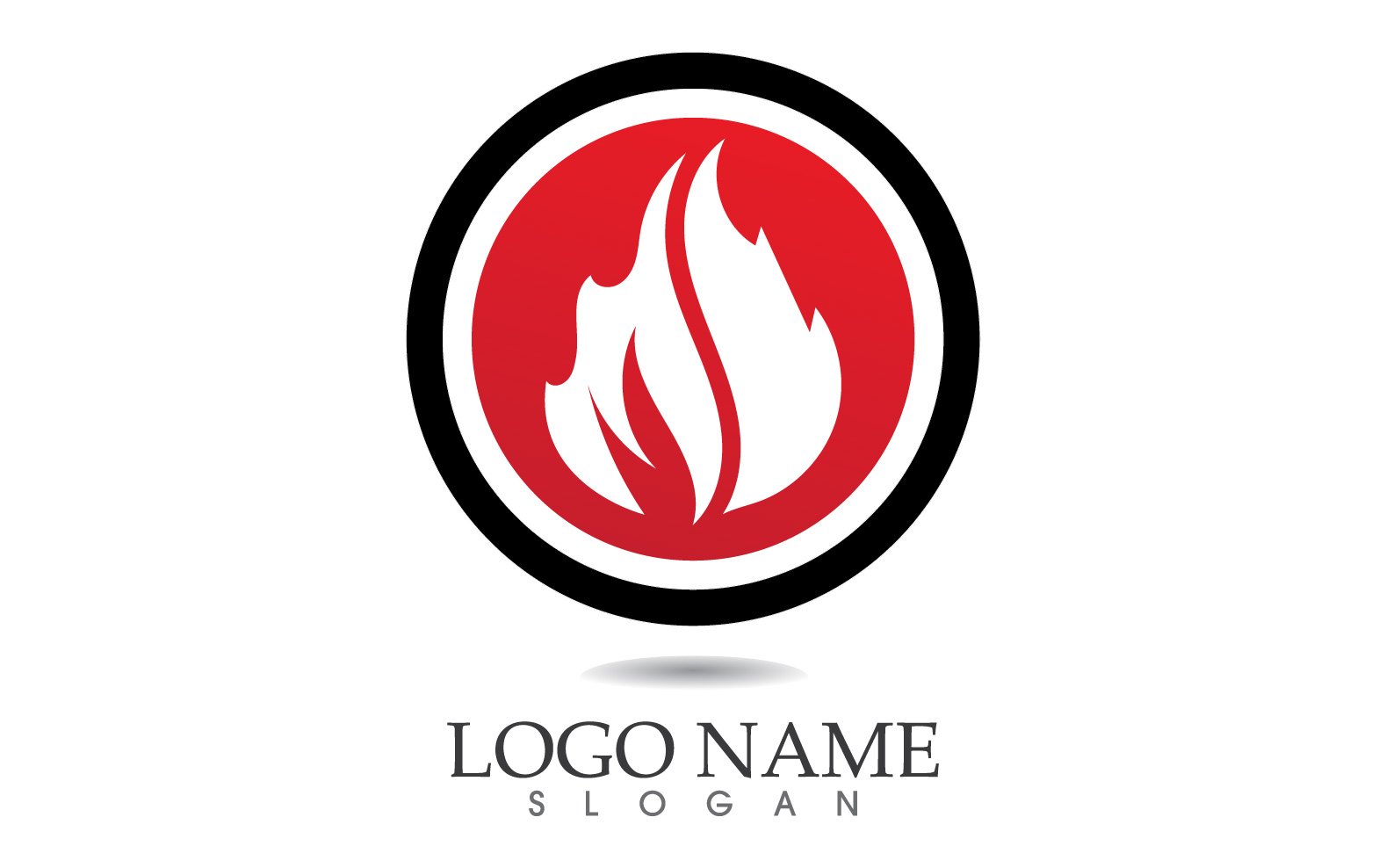 Template #314241 Flame Fire Webdesign Template - Logo template Preview