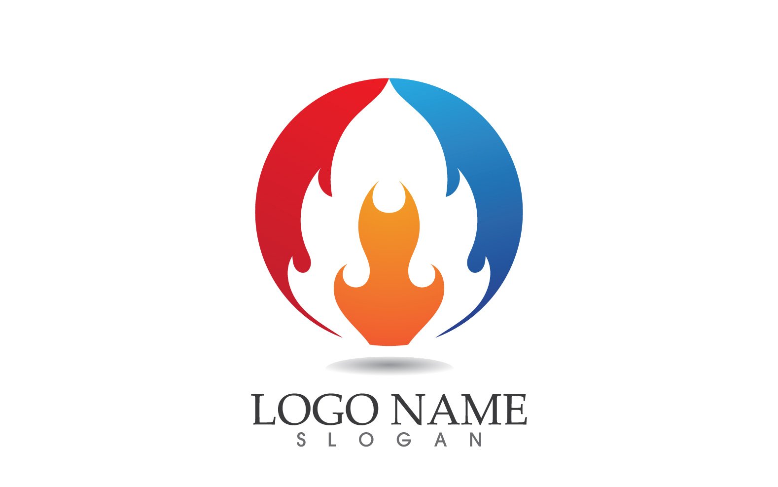 Template #314253 Flame Fire Webdesign Template - Logo template Preview