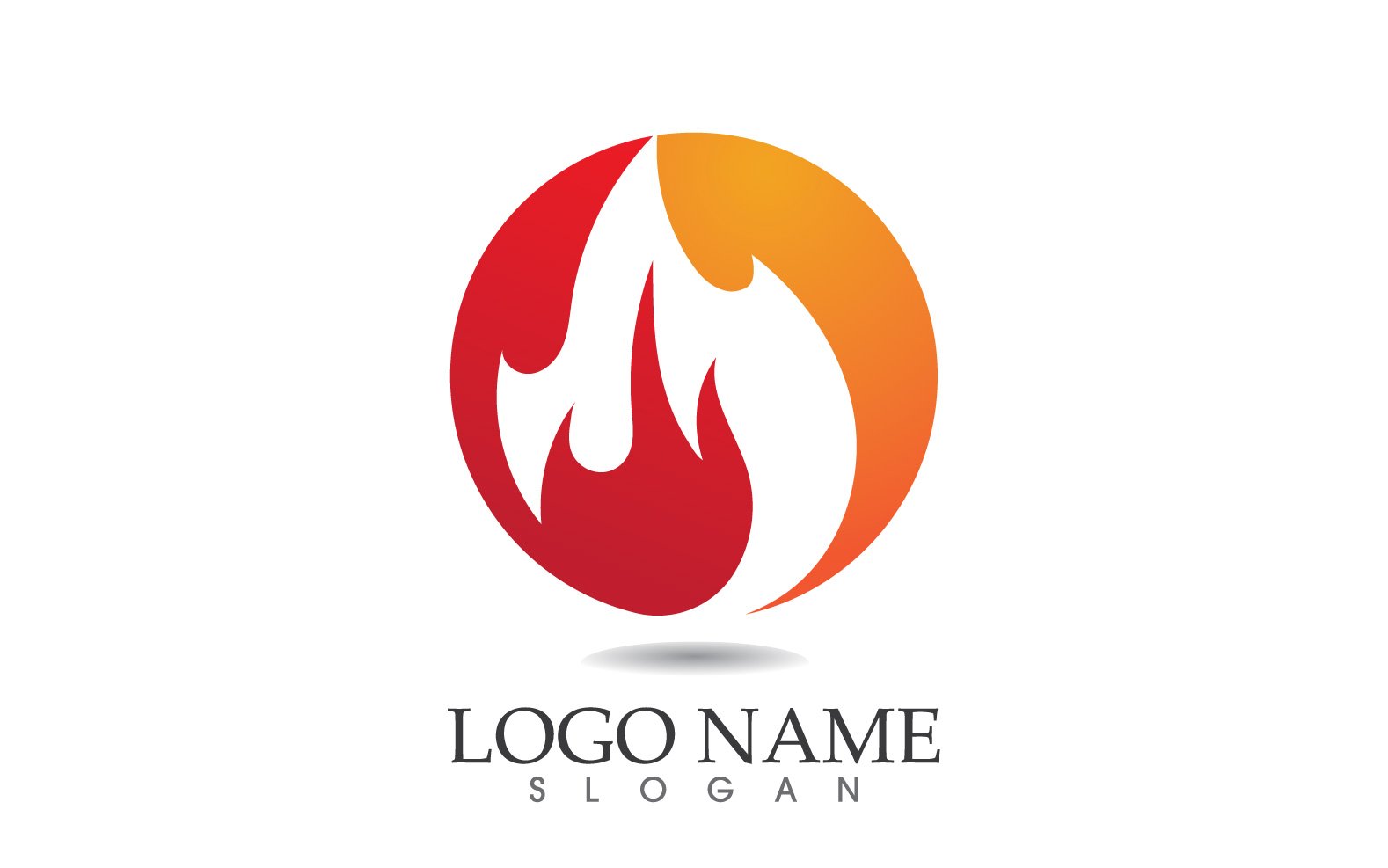 Template #314296 Flame Fire Webdesign Template - Logo template Preview