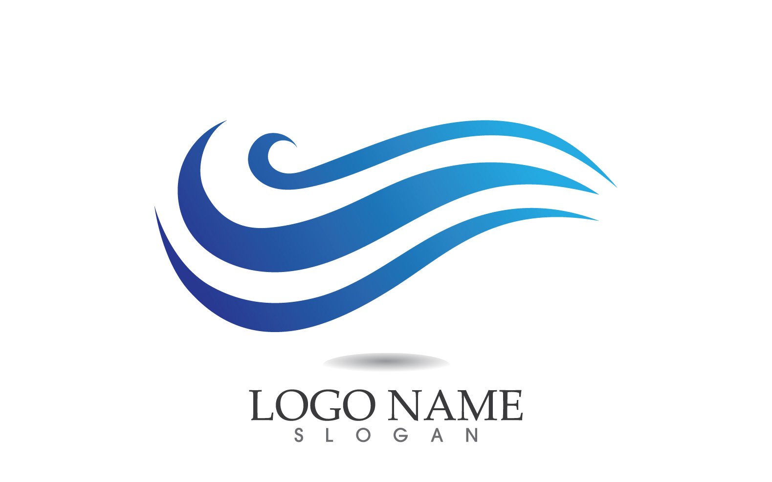 Template #314591 Wave Sea Webdesign Template - Logo template Preview