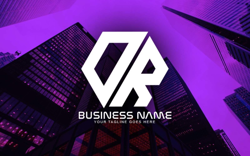 Professional Polygonal OR Letter Logo Design For Your Business - Brand Identity Logo Template