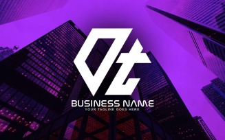 Professional Polygonal OT Letter Logo Design For Your Business - Brand Identity