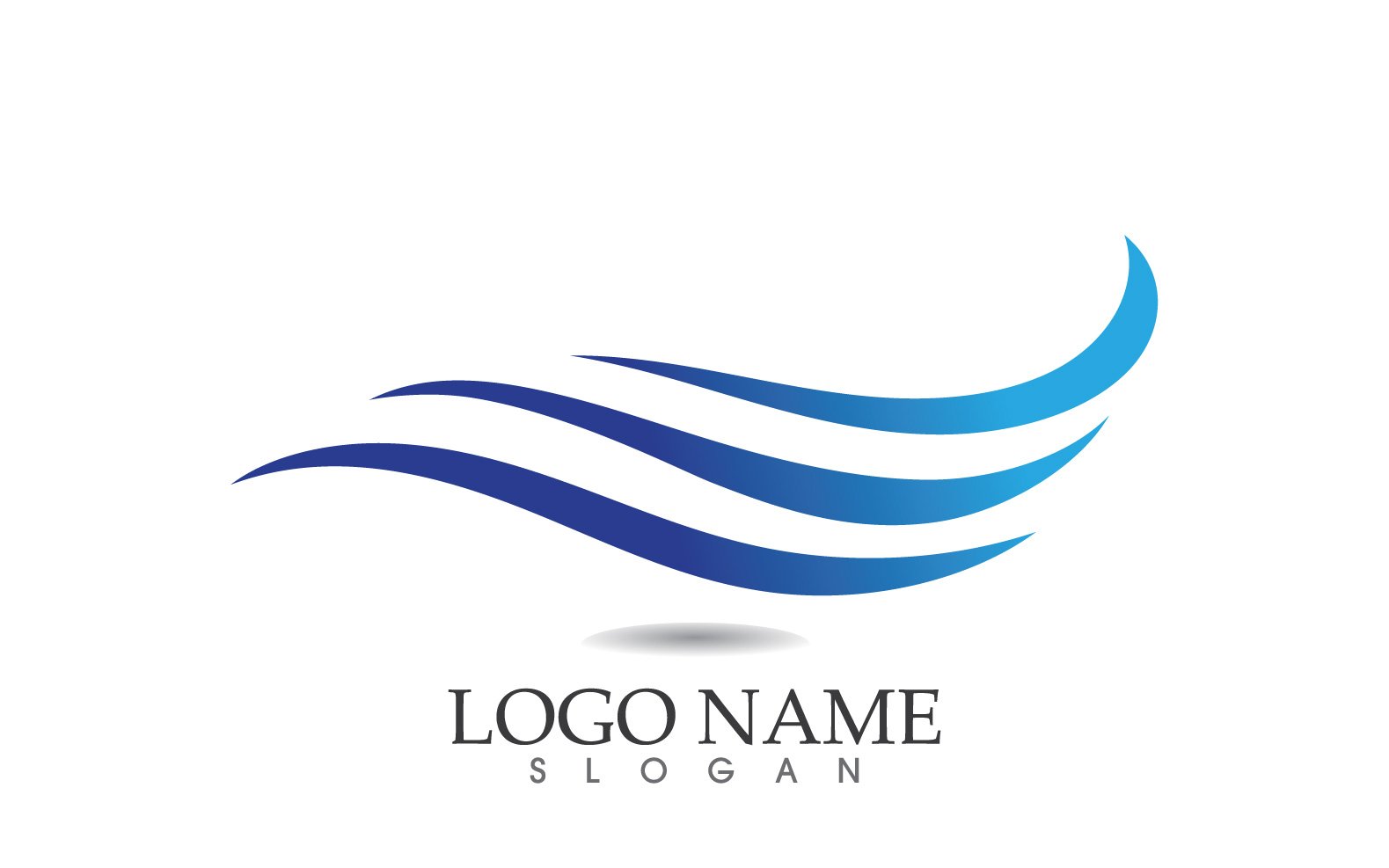 Template #314613 Wave Sea Webdesign Template - Logo template Preview