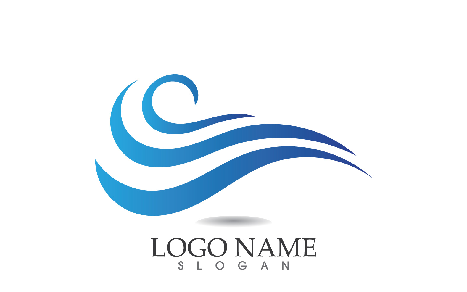 Template #314628 Wave Sea Webdesign Template - Logo template Preview