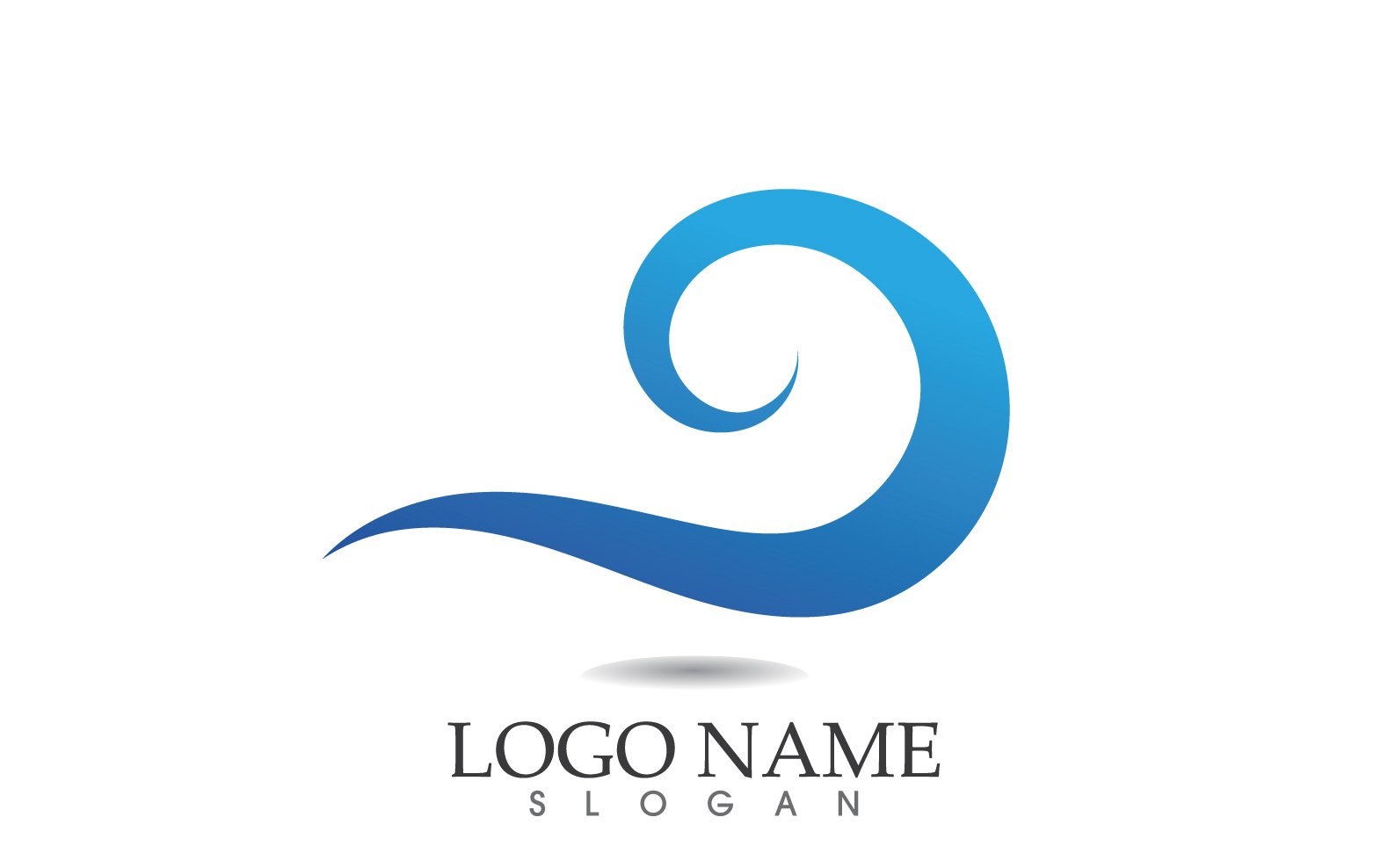 Template #314648 Wave Sea Webdesign Template - Logo template Preview