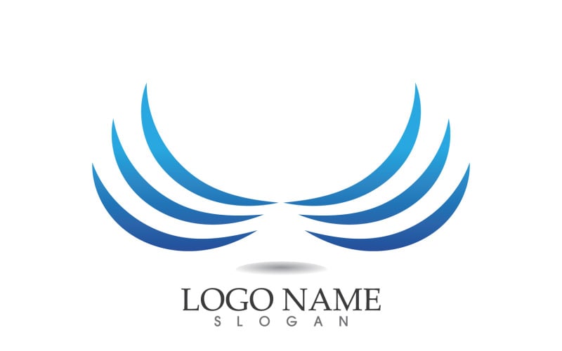 Water wave logo beach blue template design v54 Logo Template