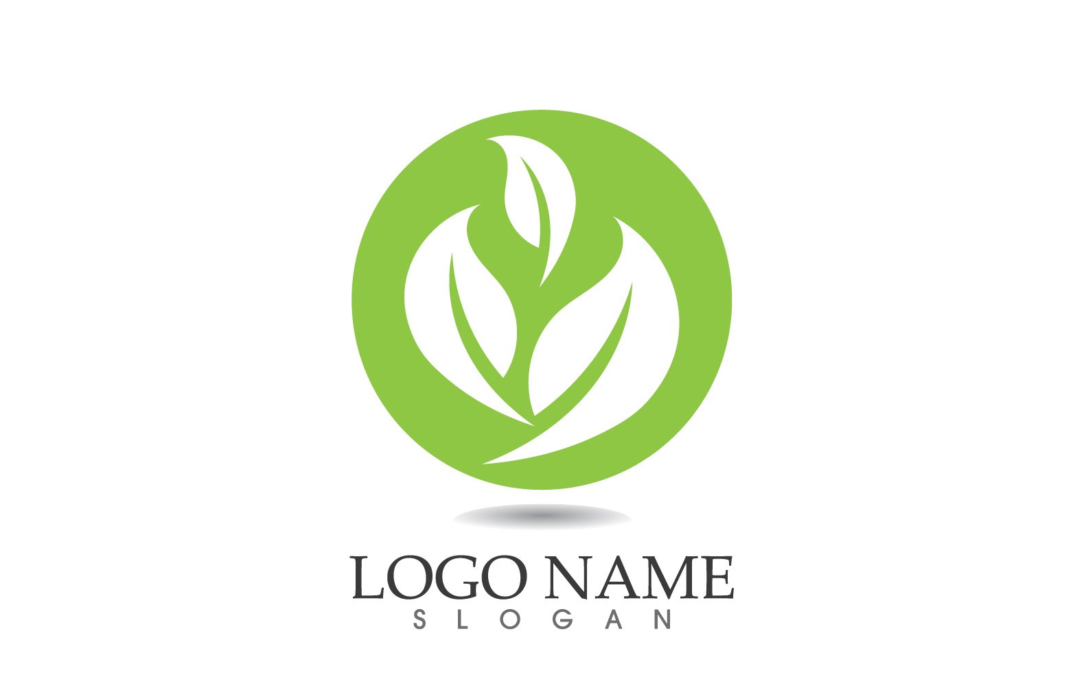 Template #314795 Leaf Fresh Webdesign Template - Logo template Preview