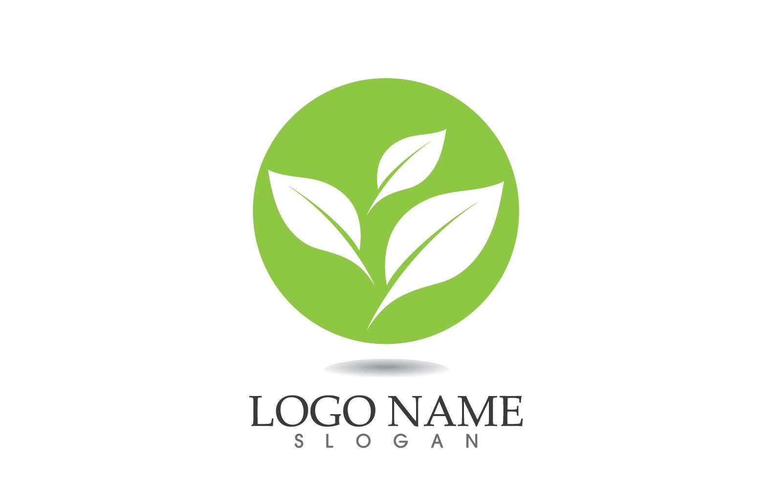 Template #314799 Leaf Fresh Webdesign Template - Logo template Preview